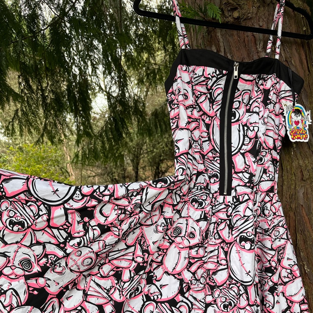 🆕 Cupcake Cult Voodoo Dress Zombie Cotton Zipper  Rare Plushie Stuffed Animal